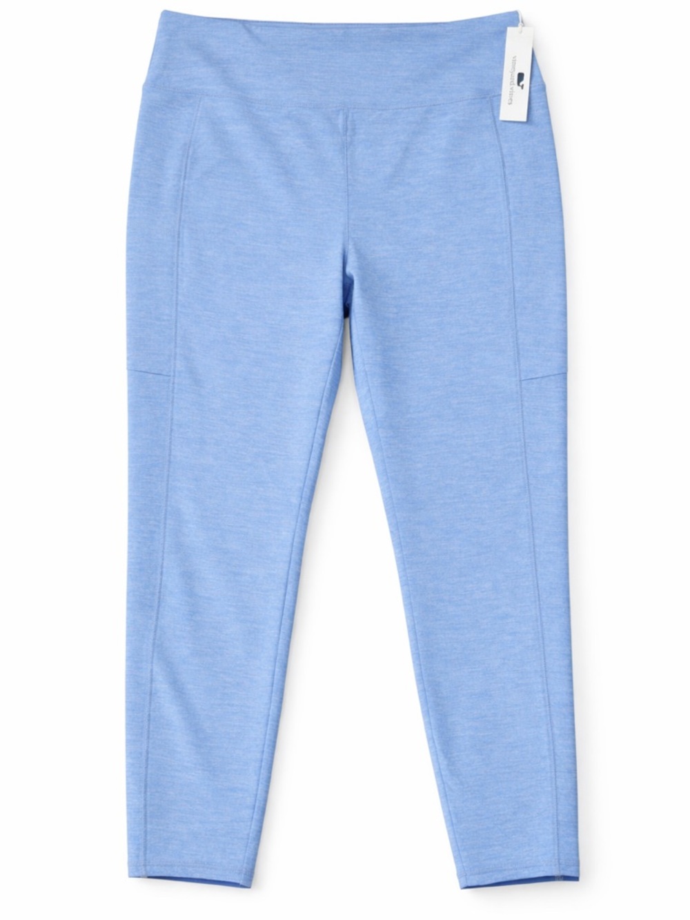 Vineyard Vines Girls Light Blue Heather Active Leggings